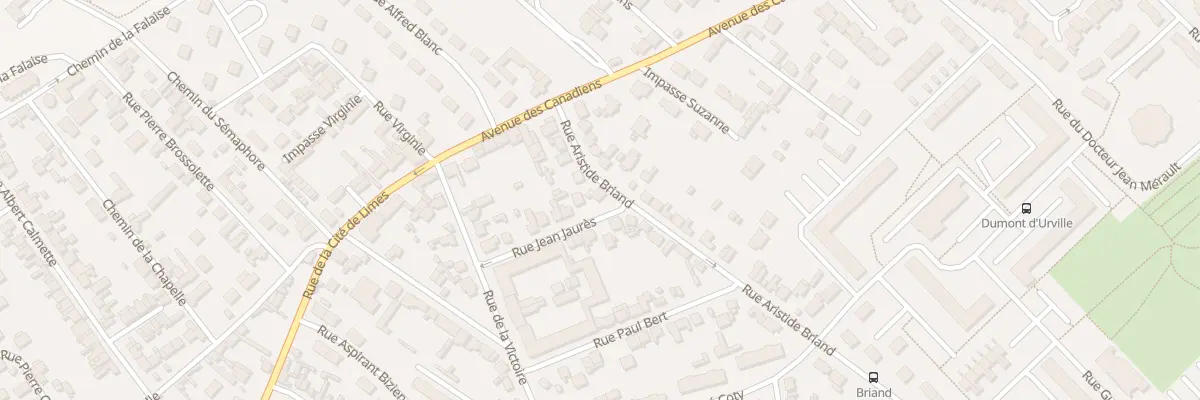 Plan du 14 Rue Aristide Briand à Dieppe