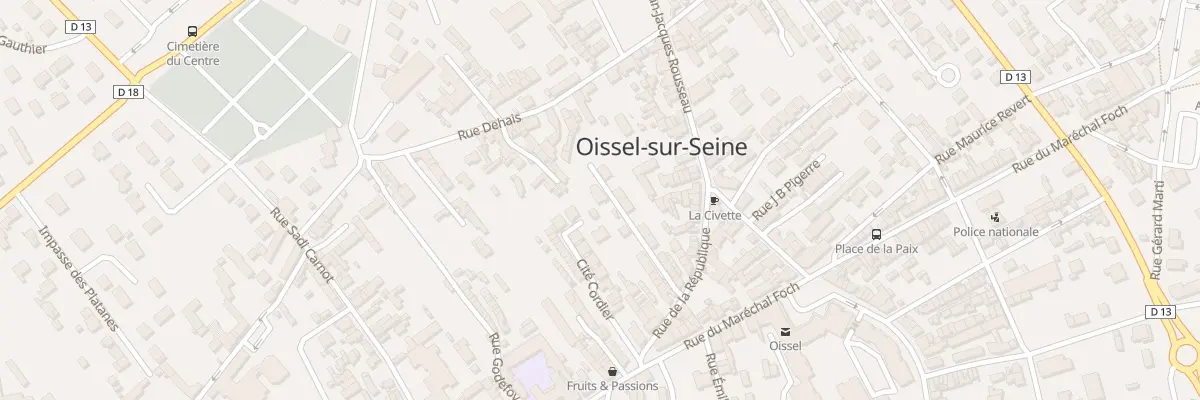 Plan du 127B Rue La Republique à Oissel-sur-Seine