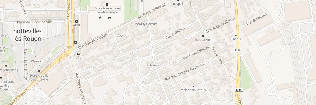 Plan du 49 Rue Victor Hugo à Sotteville-lès-Rouen