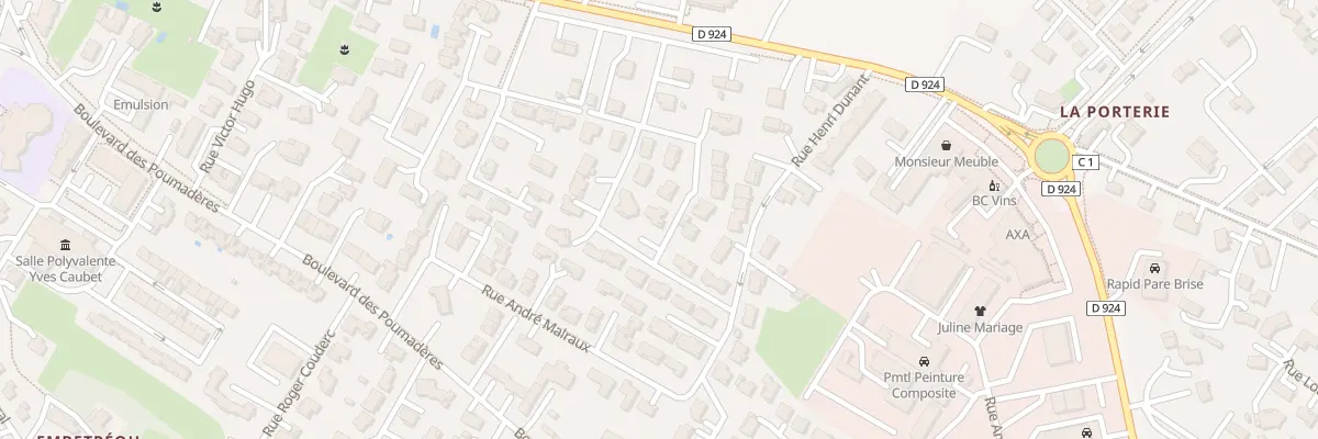 Plan du 15 Rue Pierre et Marie Curie à L’Isle-Jourdain