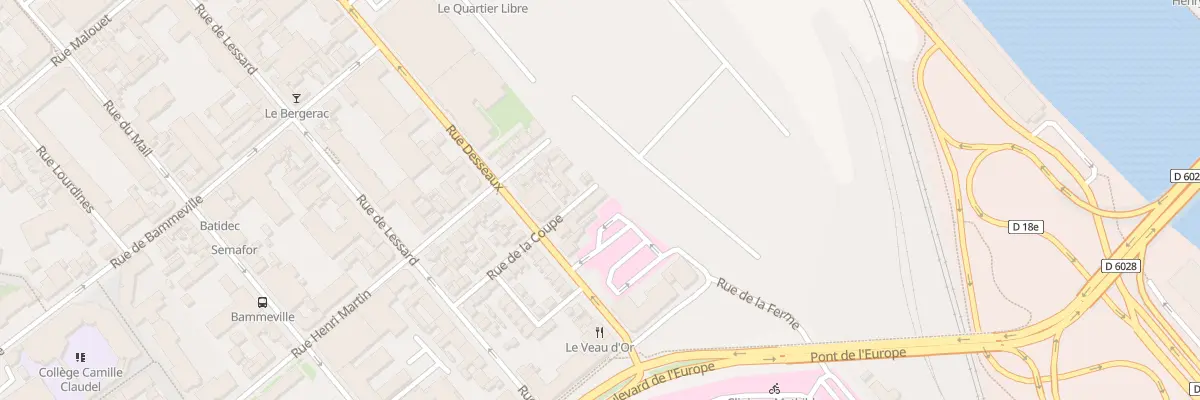 Plan du 7 Rue de la Coupe à Rouen