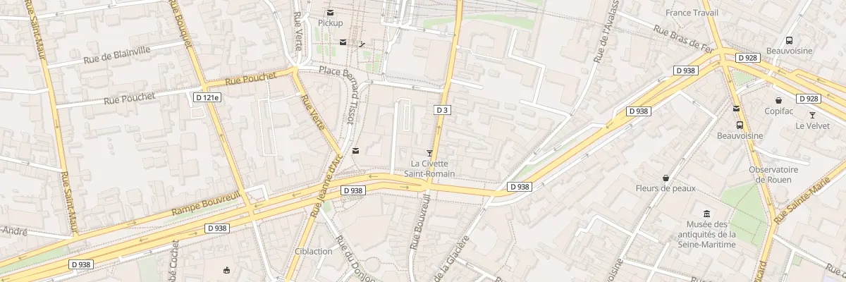 Plan du 5 Rue du Champ des Oiseaux à Rouen