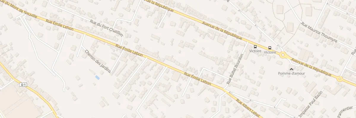 Plan du 49B Rue Emile Lebon à Dieppe