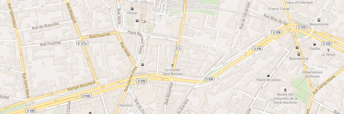 Plan du 7 Rue du Champ des Oiseaux à Rouen