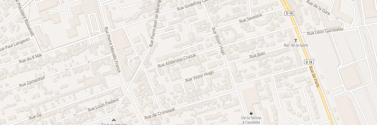 Plan du 21 Rue Ambroise Croizat à Sotteville-lès-Rouen