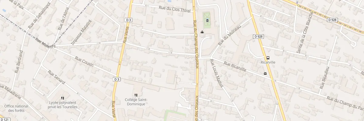Plan du 5 Rue Malatire à Rouen