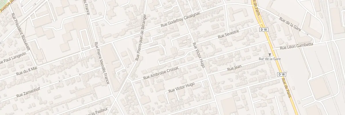 Plan du 252B Rue Victor Hugo à Sotteville-lès-Rouen
