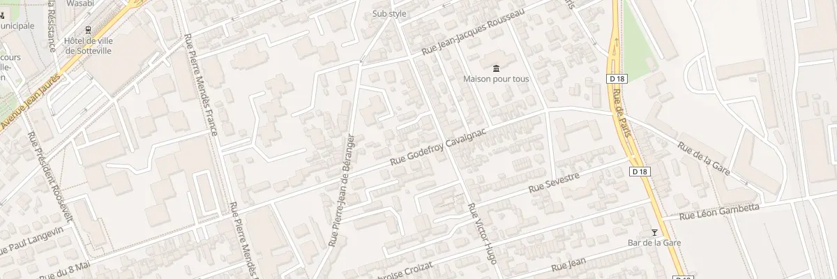 Plan du 32 Rue Godefroy Cavaignac à Sotteville-lès-Rouen