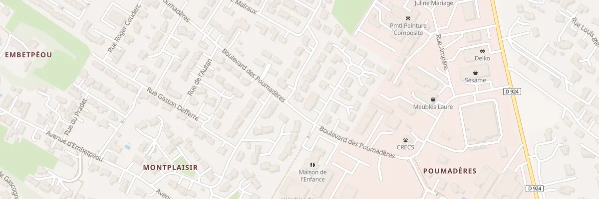 Plan du 1 Rue Henri Dunant à L’Isle-Jourdain