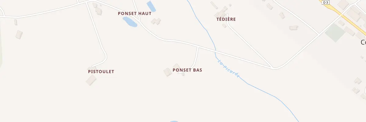 Plan du 5062 Ponset à Comberouger