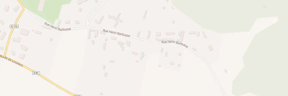 Plan du 12 Rue Henri Barbusse à Terres de Bord