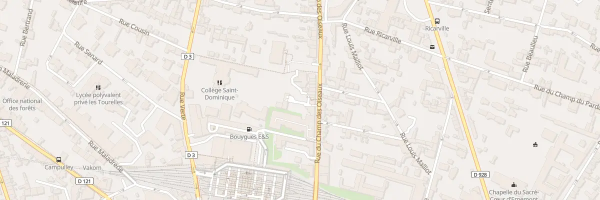 Plan du 47 Rue du Champ des Oiseaux à Rouen