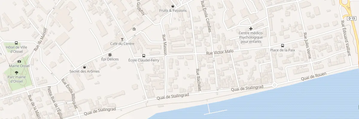Plan du 6 Rue Victor Malo à Oissel-sur-Seine