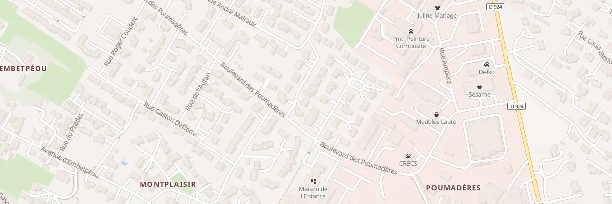 Plan du 3 Rue Henri Dunant à L’Isle-Jourdain