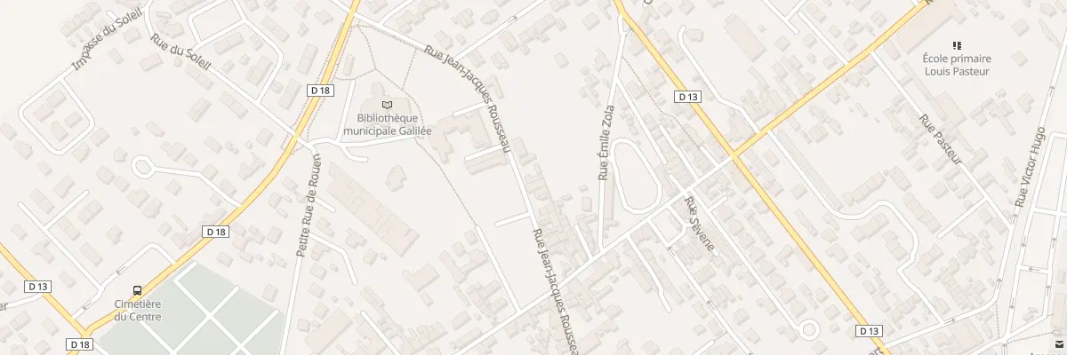 Plan du 44T Rue Jean Jacques Rousseau à Oissel-sur-Seine