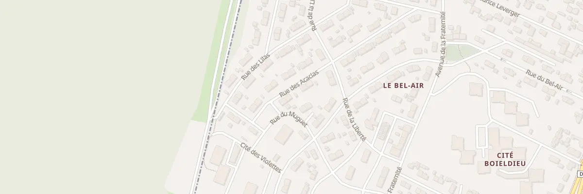 Plan du 25 Rue des Acacias à Oissel-sur-Seine