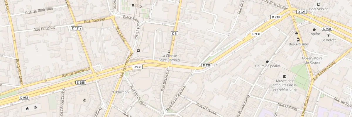 Plan du 88 Bd de l’Yser à Rouen