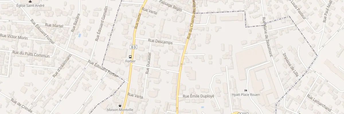 Plan du 121 Rue du Champ des Oiseaux à Rouen