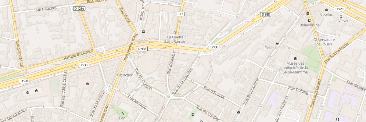 Plan du 181 Bd de l’Yser à Rouen