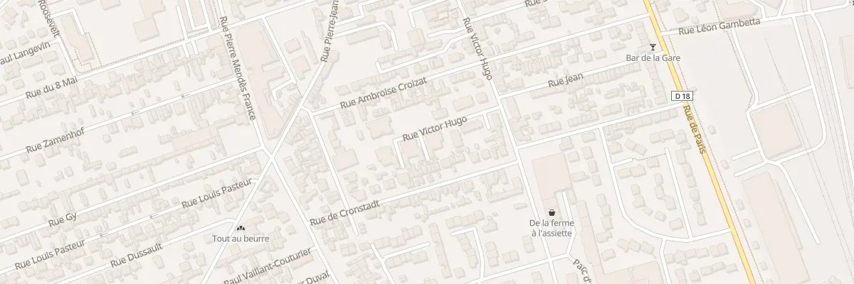 Plan du 310 Rue Victor Hugo à Sotteville-lès-Rouen