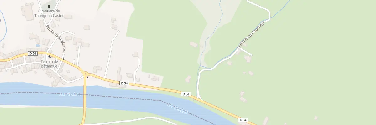 Plan du 98 Vigno de Debant à Taurignan-Castet