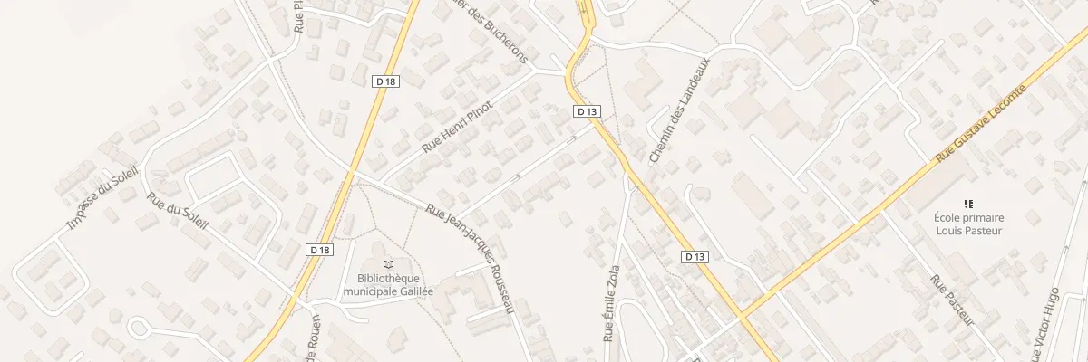 Plan du 18 Rue Ph Ch Drouet à Oissel-sur-Seine