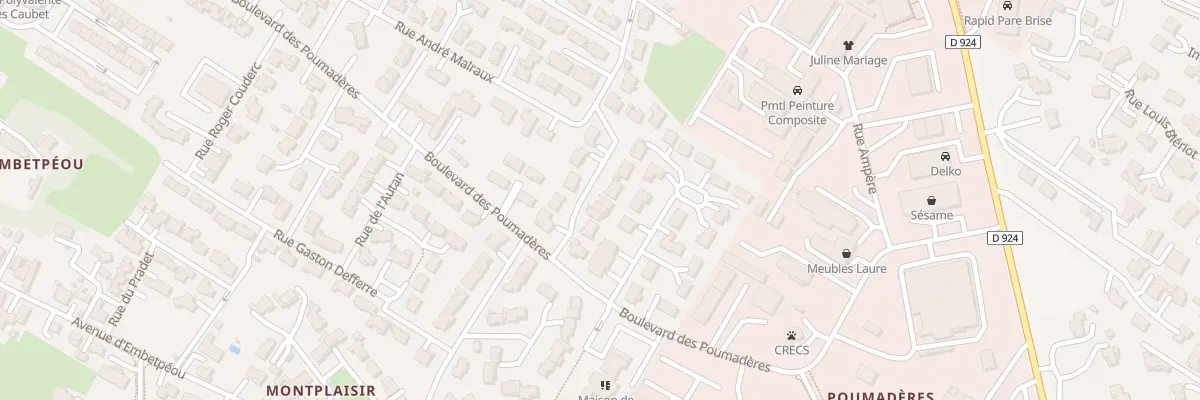 Plan du 9 Rue Henri Dunant à L’Isle-Jourdain