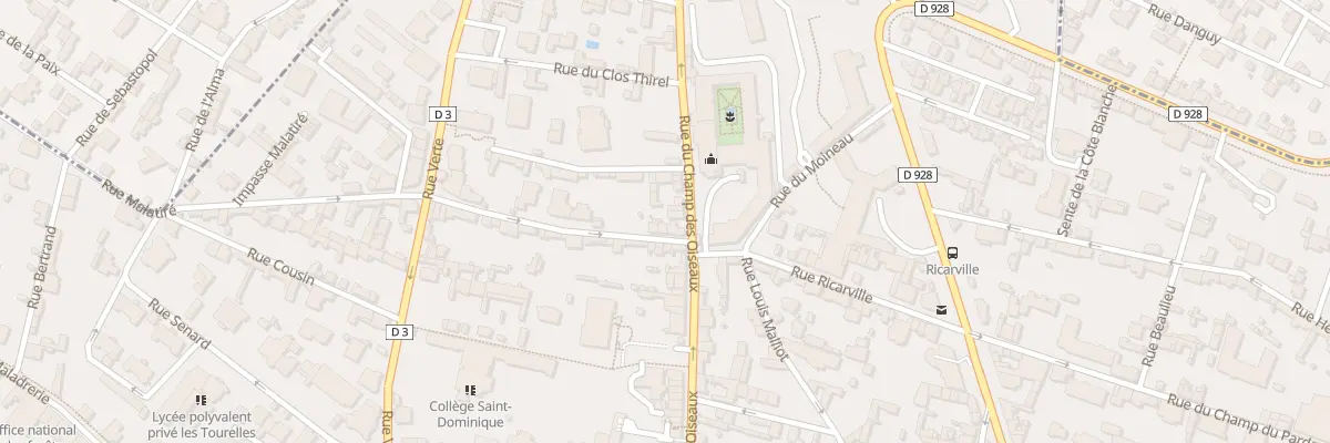 Plan du 2 Rue Malatire à Rouen