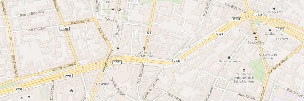 Plan du 4 Rue du Champ des Oiseaux à Rouen