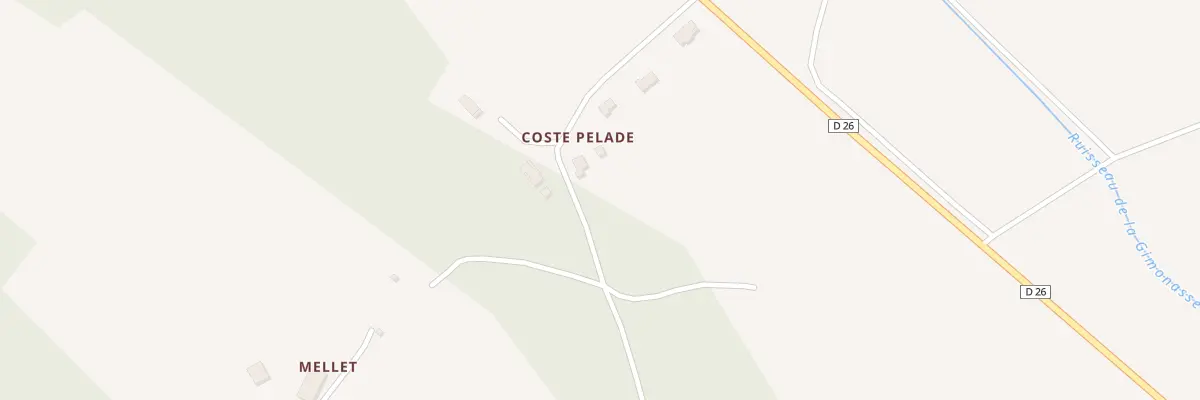 Plan du 4 Lot Coste Pelade à Castelferrus