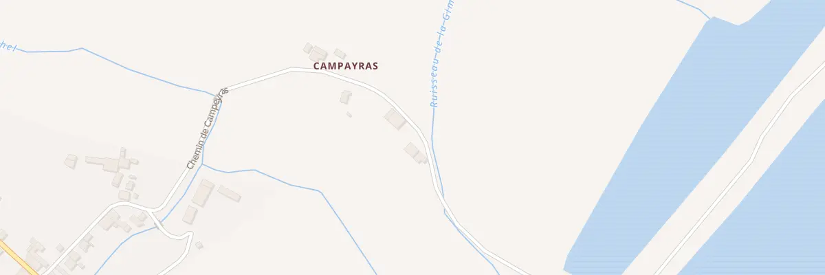 Plan du 5 Che de Campeyras à Castelferrus