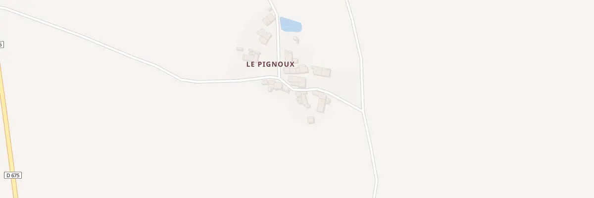 Plan du 5024 Le Pignoux à La Bazeuge