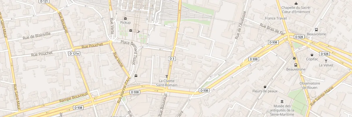 Plan du 20 Rue du Champ des Oiseaux à Rouen