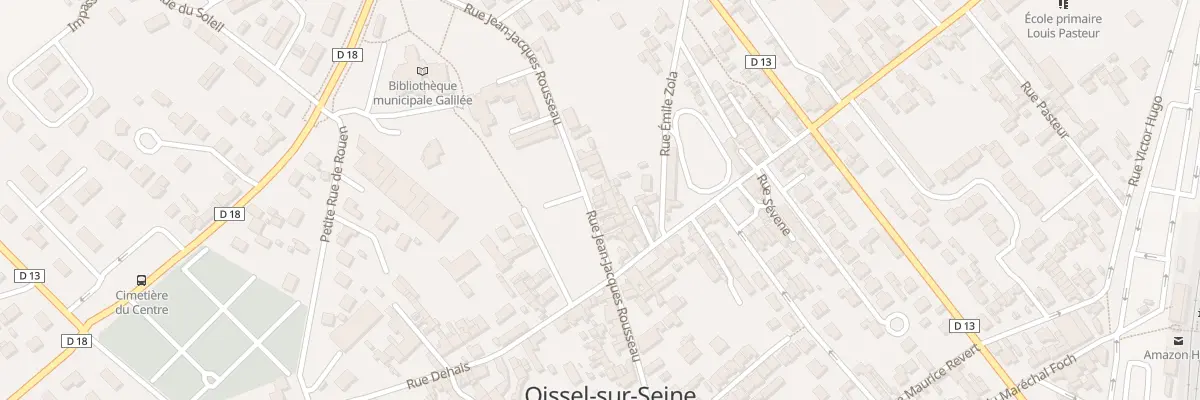 Plan du 40 Rue Jean Jacques Rousseau à Oissel-sur-Seine