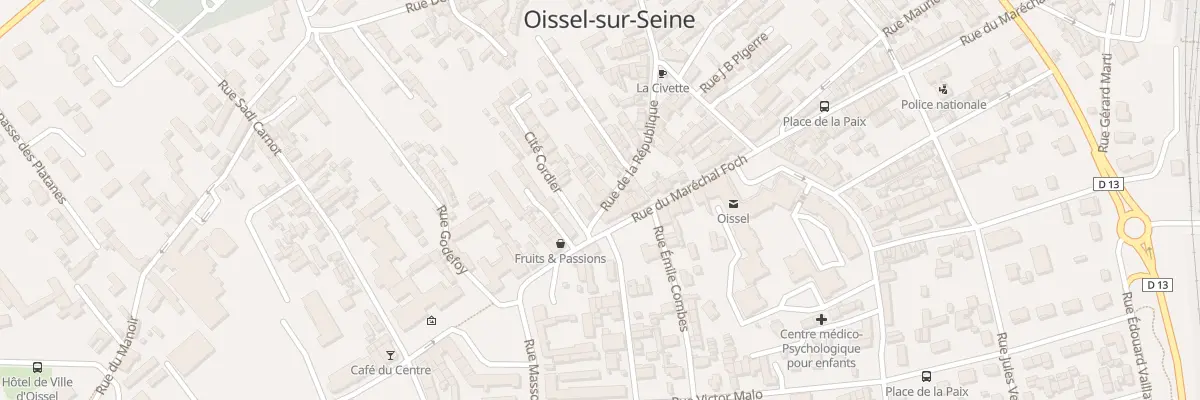 Plan du 109A Rue La Republique à Oissel-sur-Seine
