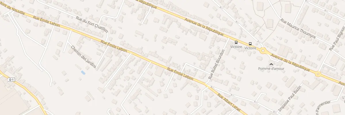 Plan du 55 Rue Emile Lebon à Dieppe