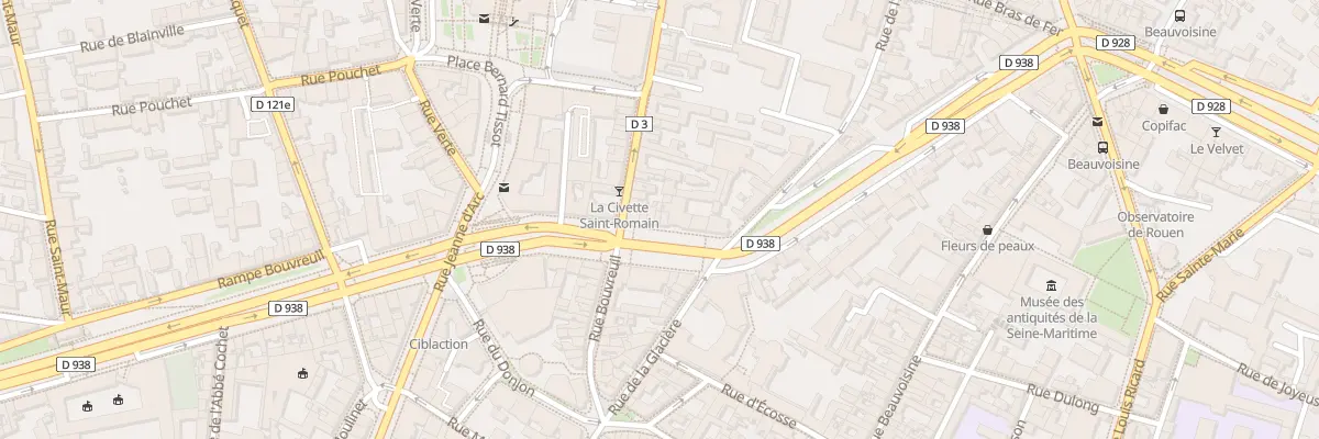Plan du 86 Bd de l’Yser à Rouen