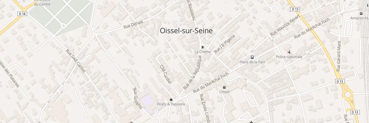 Plan du 129D Rue La Republique à Oissel-sur-Seine