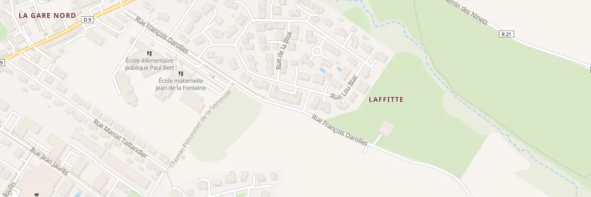 Plan du 6 Rue Lou Blat à L’Isle-Jourdain