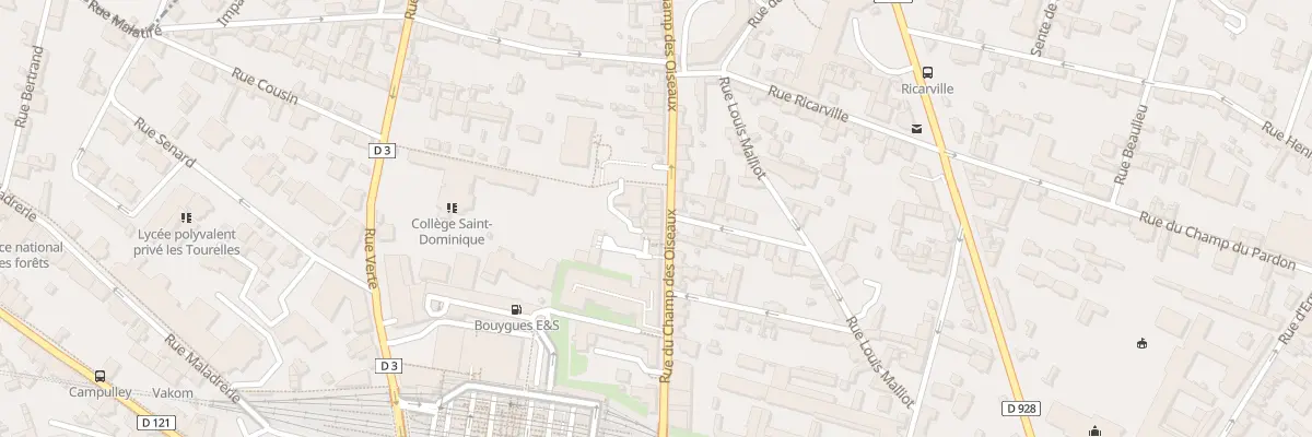 Plan du 55 Rue du Champ des Oiseaux à Rouen