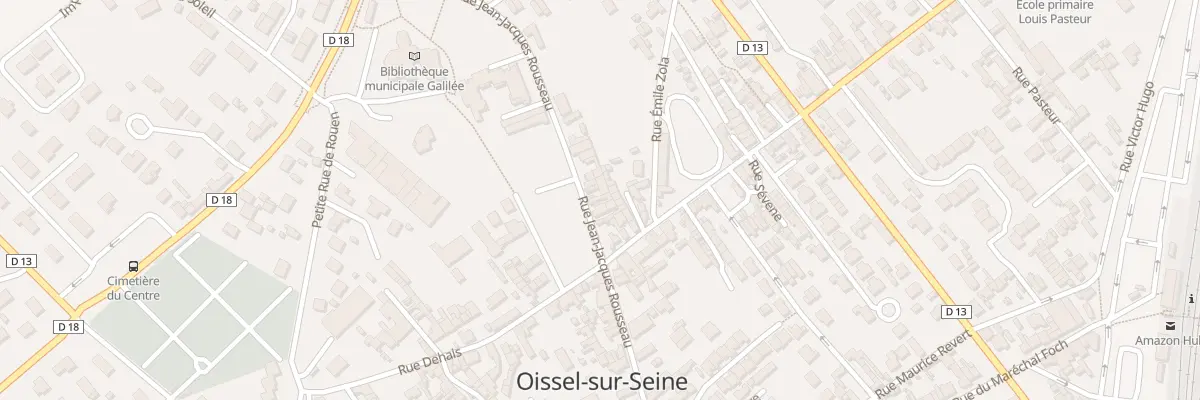 Plan du 36 Rue Jean Jacques Rousseau à Oissel-sur-Seine