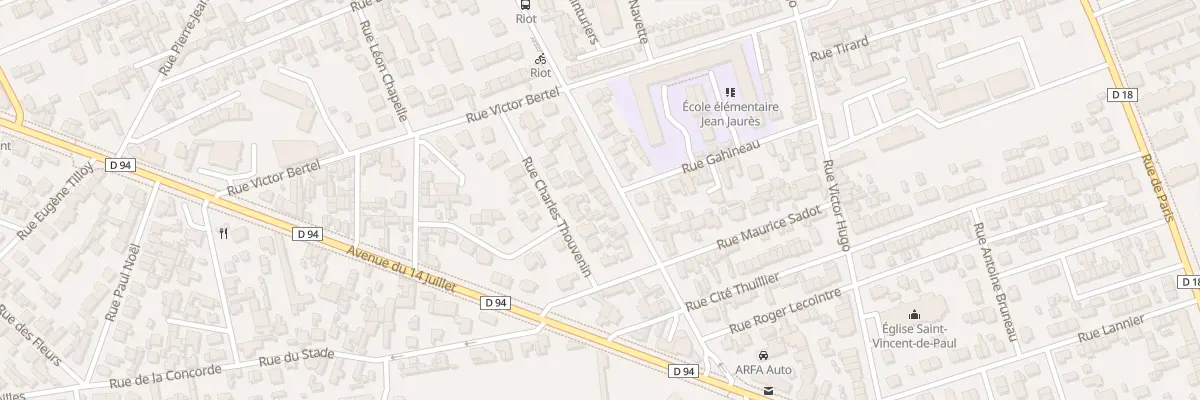 Plan du 400 Rue Hyacinthe Ménage à Sotteville-lès-Rouen