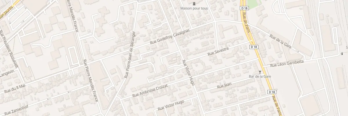 Plan du 214 Rue Victor Hugo à Sotteville-lès-Rouen