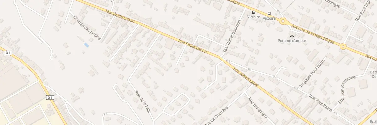 Plan du 46G Rue Emile Lebon à Dieppe