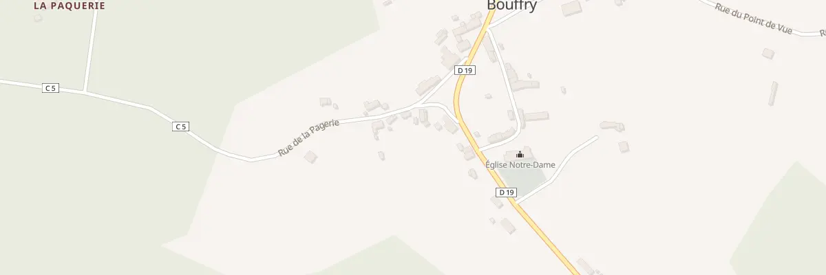 Plan du 1 Rue de la Pagerie à Bouffry