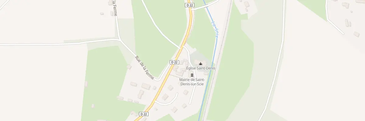 Plan du 206 Rte d’Auffay à Saint-Denis-sur-Scie