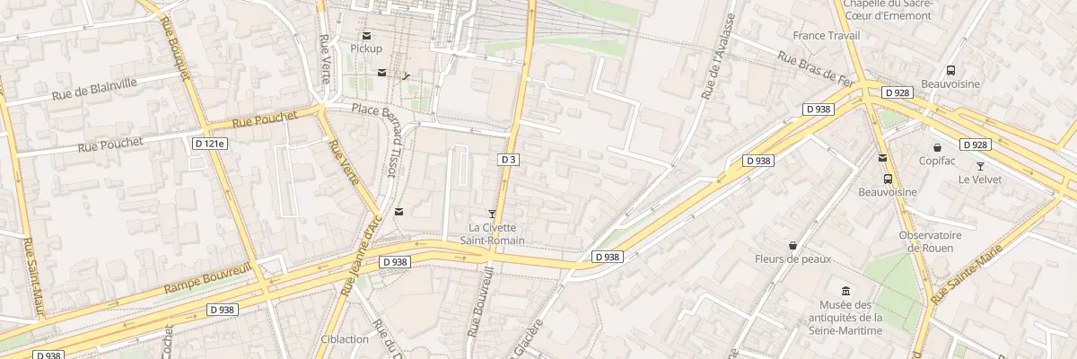 Plan du 16B Rue du Champ des Oiseaux à Rouen