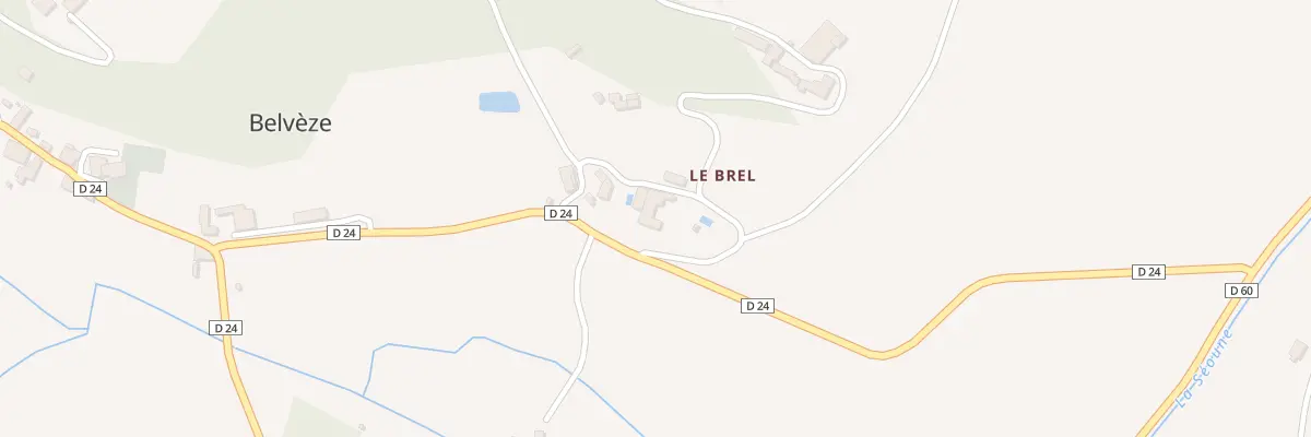 Plan du 5023 Brel à Belvèze