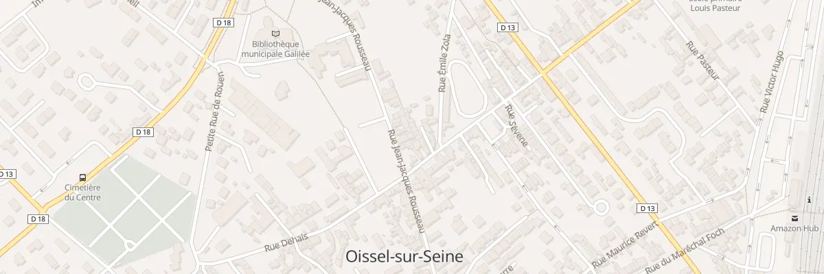 Plan du 34 Rue Jean Jacques Rousseau à Oissel-sur-Seine