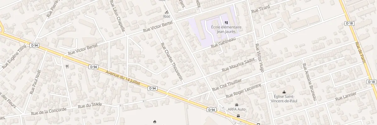 Plan du 414 Rue Hyacinthe Ménage à Sotteville-lès-Rouen